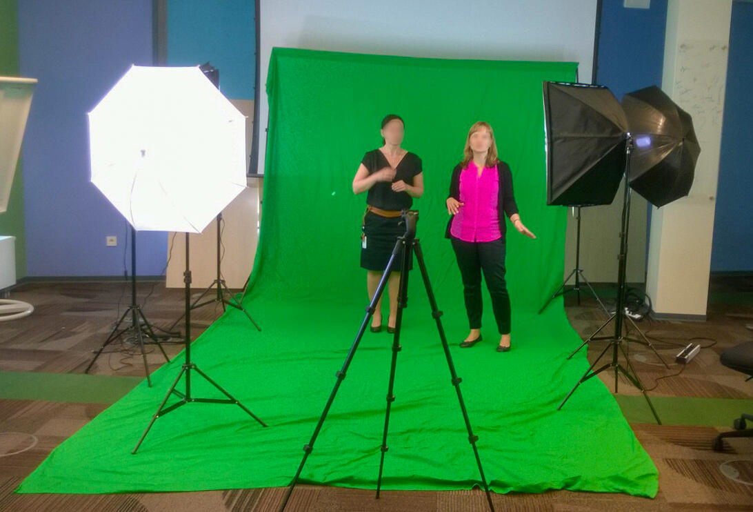 Green Screen Studio Production